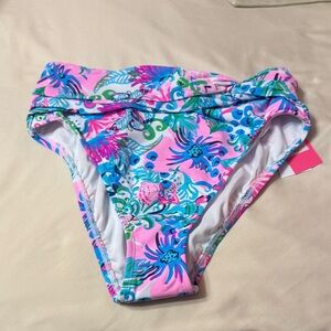 NWT Lilly Pulitzer Pink and Blue Swim Bottom
